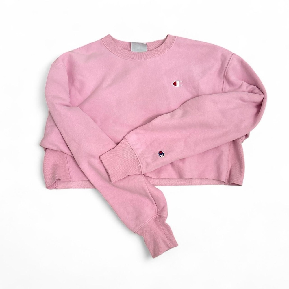 Champion Blush Pink Cropped Pullover